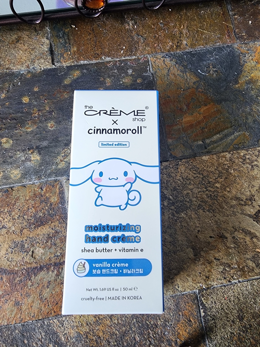 The Crème Shop Cinnamoroll Moisturizing Hand Cream Blue NWT